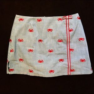 Vintage Lilly Pulitzer Crab Skirt 🦀, Size 10